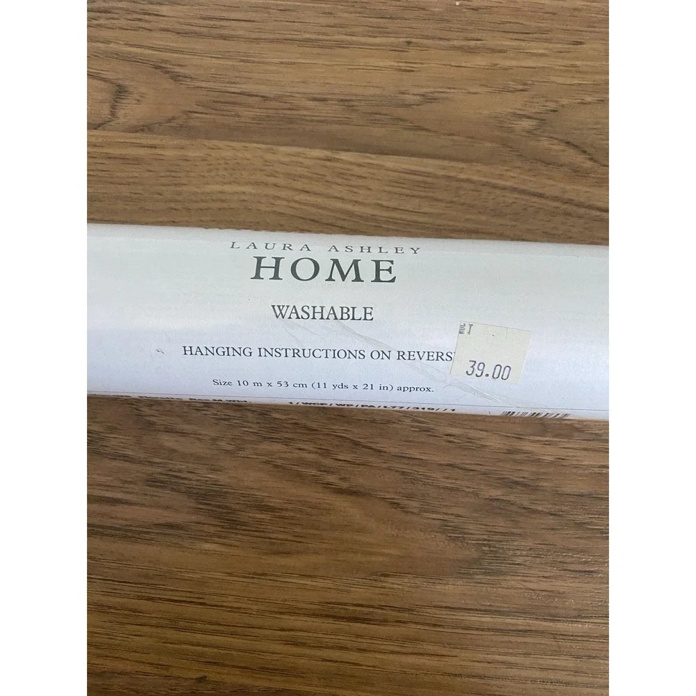 Laura Ashley Vintage Washable Wallpaper Florette Old Rose Cottagecore Floral